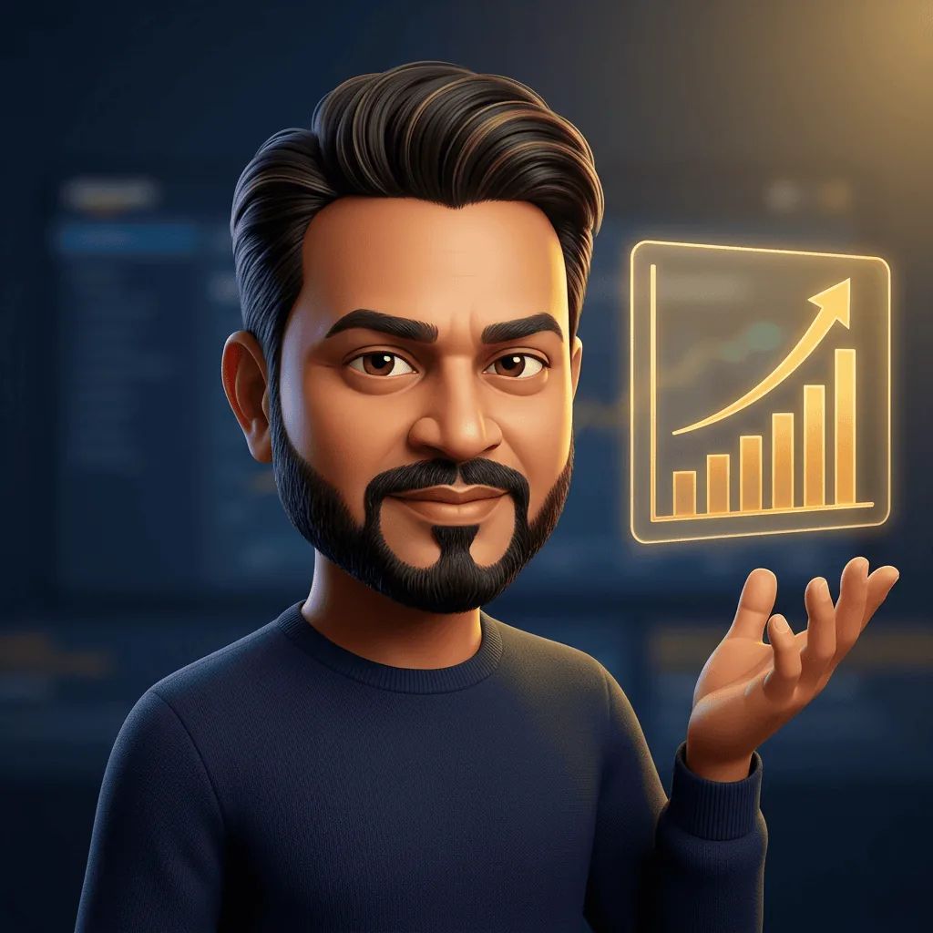 Billy Kukadia pointing at a rising Amazon PPC performance chart — UK Sponsored Products specialist