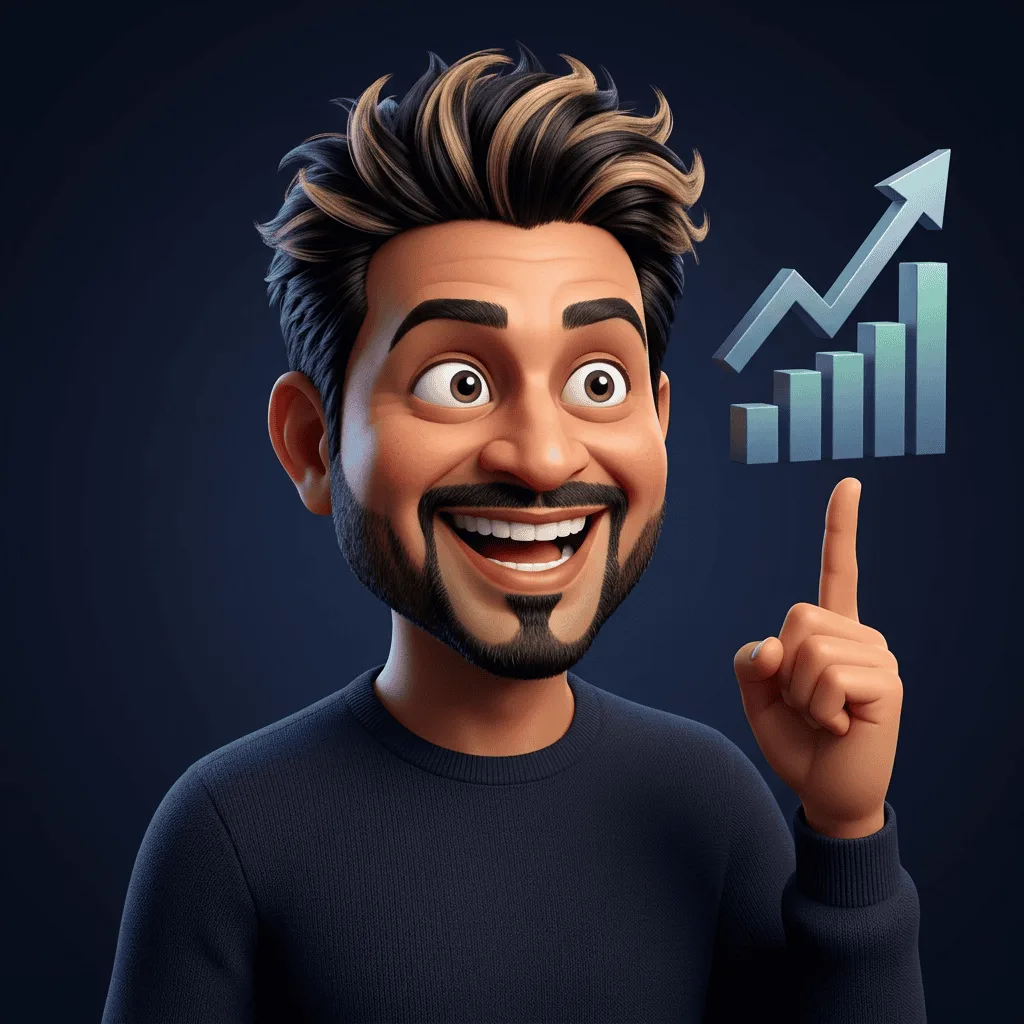 Billy Kukadia at a laptop reviewing Sponsored Products performance dashboards — every PPC account is managed by him personally, not handed to a junior.